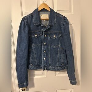 Anthropologie Blue Jean Jacket